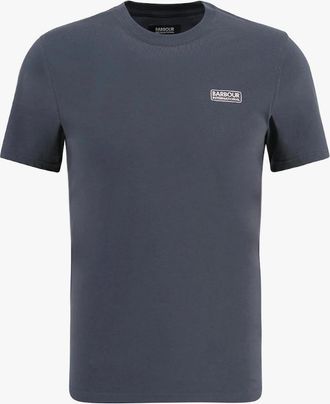 Barbour Mens Barbour International Small Logo T-Shirt GY13 Storm Grey - Size: 40