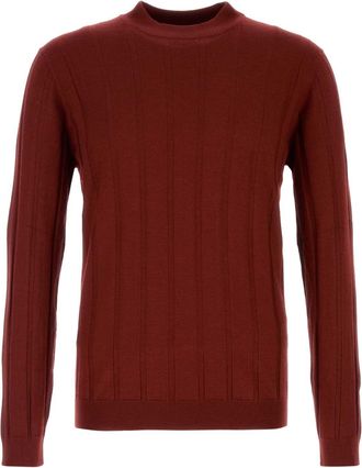 Brunello Cucinelli Brunello Cucinelli Tiziano Red Cashmere Blend Sweater