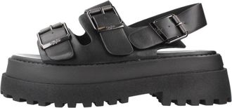 Buffalo Dames, Schoenen, Zwart, Maat: 40 EU Leer