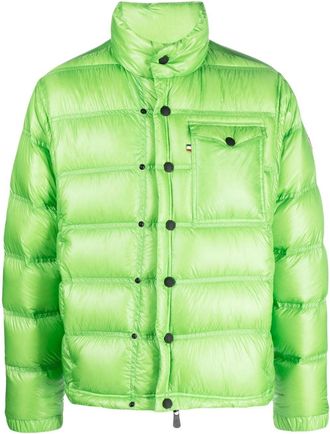ダウンジャケット・コート Moncler Green Quilted Jacket In Nylon Moncler Green quilted jacket in nylon | TheDoubleF