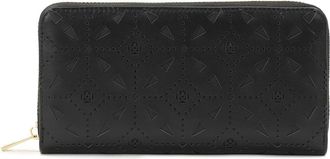 Kazar Openwork oblong portemonnee - Dames - Portefeuilles - Zwart - ONE Size - Leer - Accessoires
