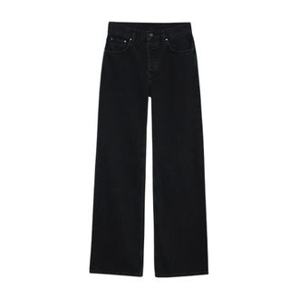 Anine Bing Dames, Jeans, Zwart, Maat: W28 Katoen