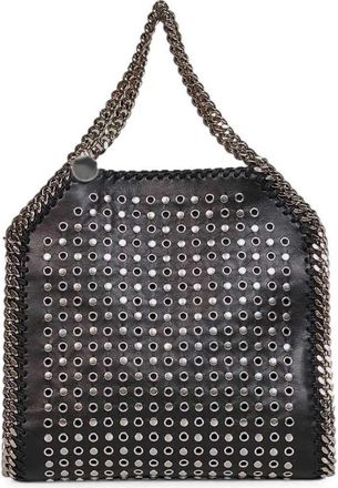 Stella McCartney Falabella mini-tas van alternatieve mat met studs en oogjes