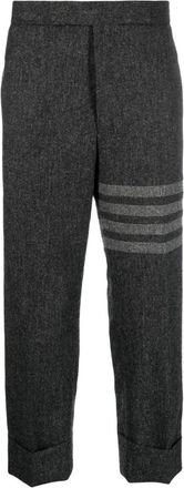 Thom Browne Dark Grey Relaxed Pants