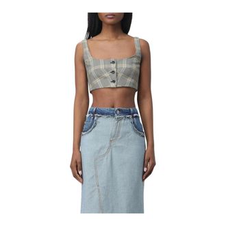 Marni Dames, Tops, Veelkleurig, Maat: XS Katoen