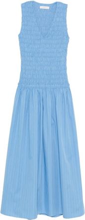 Faithfull The Brand Palomar V-neck Midi Dress