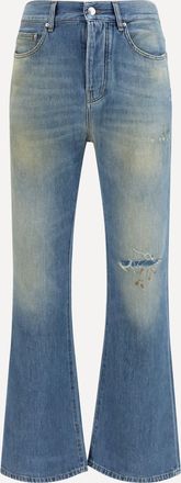 Amiri Slash flared distressed Jeans Male 32