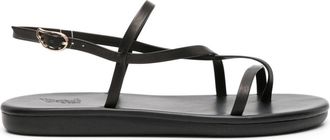 Ancient Greek Sandals Alethea flat leather sandals - women - Leather - 41 - Black