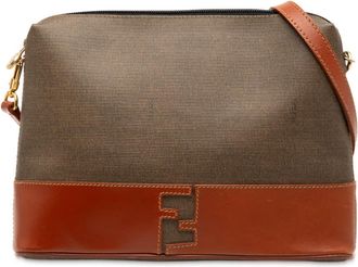 Fendi Pre-owned Fendi Coated Canvas Crossbody Ladies 8T14YIS4DOJM86XL