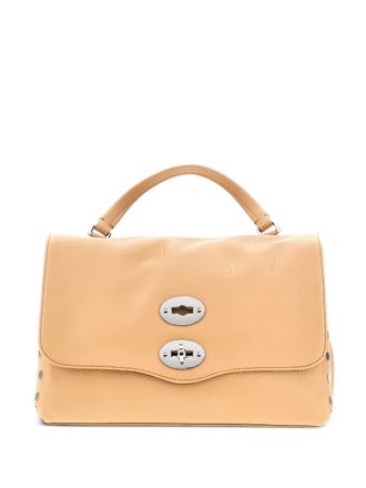Zanellato Posti handle stud tote bag - Neutrals