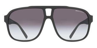 A|X Armani Exchange AX4104S 80788G Mens Sunglasses Black Size 61