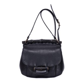 Gucci Bamboo Nouveau Fringe Small Crossbody schoudertas