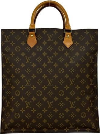 Louis Vuitton Brown Pvc Leather Handbag Tote Bag (Pre-Owned)