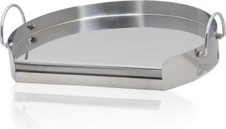 No Brand Bbq-toro Placa De Parrilla De Acero Inoxidable &Oslash; 55 Cm Ideal Para 57er Parrilla Hervidor Plancha Para Parrilla De Carb&oacute;n