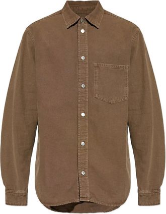 Sams&oslash;e & Sams&oslash;e Camicia con taschino - Marrone