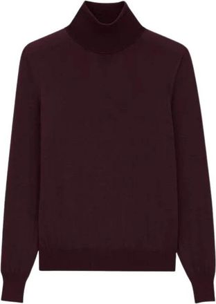 Saint Laurent Pull SL H25 - Heren - Coltruien - Rood - L - Wol - Truien & Vesten