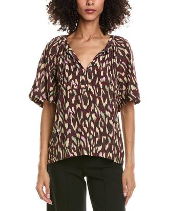 Tommy Bahama Cheetah Cove Blouse