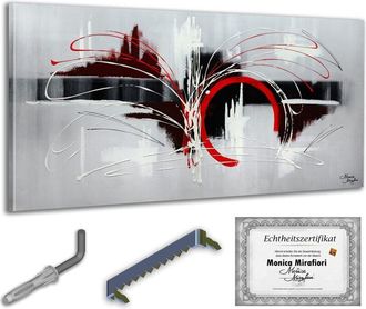 OEM Monica Mirafiori I 100% Pintado A Mano I Cuadro Euforia 140x70cm Cuadro Pintado A Mano Cuadro Acr&iacute;lico Cuadro Acr&iacute;lico De Gran Formato I Arte Moderno 