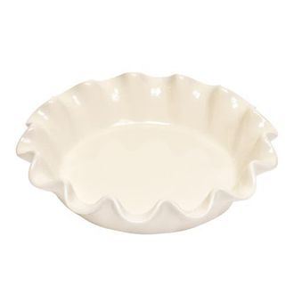 Emile Henry HR Ceramic 10-inch Ruffled Pie Dish in Clay at Nordstrom