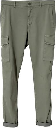 Mason's button-fastening cargo pants - Green