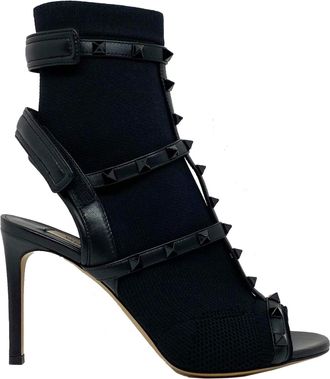 Valentino Garavani Valentino Rockstud Sock Heel Sandals