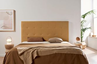Moonia Cabecero Tapizado Atenea Polipiel 130x120x8 Cm Moonia