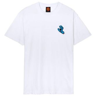 Santa Cruz Screaming Hand Chest T-Shirt T-Shirt f&uuml;r Herren | wei&szlig;