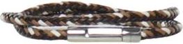 Tod's My Colors Dubbelomslag Armband - Heren - Armbanden - Bruin - ONE Size - Leer - Accessoires