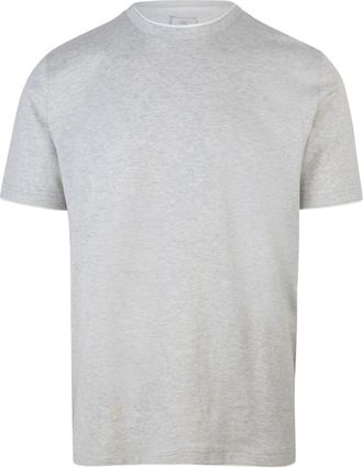 Eleventy T-shirts - Heren - T-shirts - Grijs - 2XL - Katoen - Tops