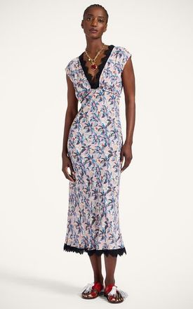 La DoubleJ Luna Dress in Mini Tropicana Mauve at Nordstrom, Size X-Small
