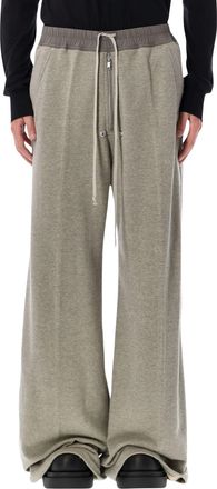 Rick Owens Mens Drkshdw Geth Bela Pants In Jersey Fleece - Grey Cotton - Size Medium