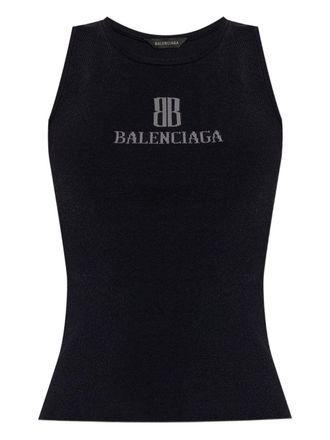 Balenciaga Womens Nano Bb Tank Top