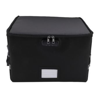 OEM Caja Archivadora Port&aacute;til, Ign&iacute;fuga, Impermeable, Antiest&aacute;tica, Con Franjas Reflectantes Y Con Cierre De Seguridad Para Cd, Dvd, Memorias Usb Y Fotos
