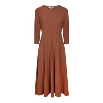 Blanca Vita Asia 4742 Bruciato - Dames - Casual kleedjes - Bruin - XS - Polyester - Kleedjes