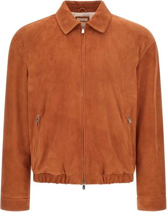 Brunello Cucinelli Hombre, Chaquetas, Naranja, Talla: M
