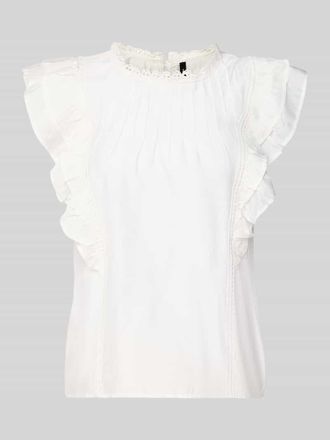 Vero Moda Regular Fit T-Shirt aus Viskose-Mix Modell BLISS in Weiss, Gr&ouml;&szlig;e XL