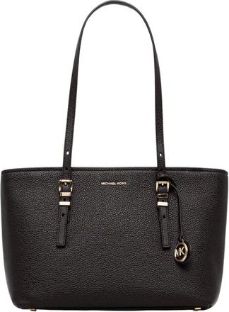 Michael Kors Borsa Tote Media Quinn in Pelle Granata - - Bags - Donna - Marrone - ONE SIZE
