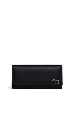 Radley London Heritage Lane Large Flapover Wallet in Black at Nordstrom