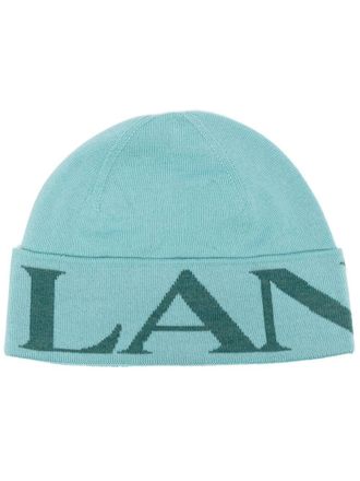 Lanvin Gebreide muts - Blauw