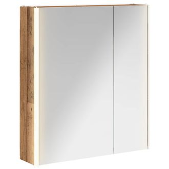 vidaXL Armario Con Espejo De Ba&ntilde;o Madera Vieja 63,5 X 15,5 X 70 Cm Vidaxl