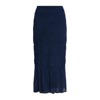 By Malene Birger Ilona Rok - Dames - Maxi Rokken - Blauw - S - Rokken