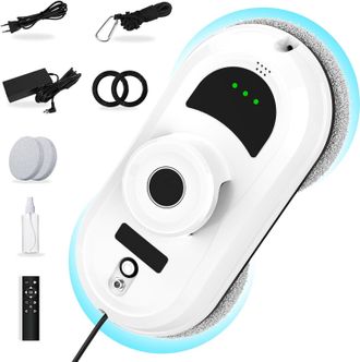 OEM Robot Limpiacristales 5600 Pa, Robot Autom&aacute;tico Con 10 Pa&ntilde;os, 3 Niveles Ajustables, Sistema De Seguridad, Navegaci&oacute;n Inteligente, Control Remoto, Para