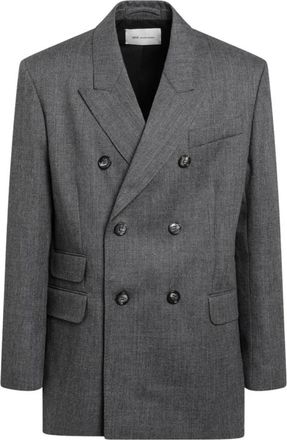 Ami Round-neck Truien - Heren - Business blazers - Grijs - M - Kostuums