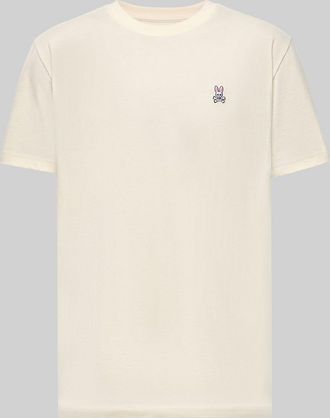 Psycho Bunny Mens Classic Crew Neck Tee 031 WHITE CAP GRAY / XXXL