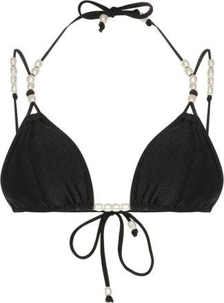 Cult Gaia Anoki bikini top - women - Polyamide/Spandex/Elastane - S - Black