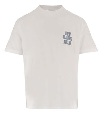 Autry Beige Cotton Logo T-Shirt
