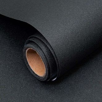 OEM Papel Adhesivo Negro Para Muebles De 40 X 300 Cm, L&aacute;mina De Vinilo Autoadhesiva Mate E Impermeable, Decorativa Para Cocina, Sal&oacute;n Y Dormitorio -crezuo