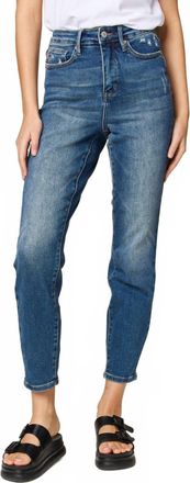 Judy Blue High Waist Tummy Control Slim Jeans In Dark