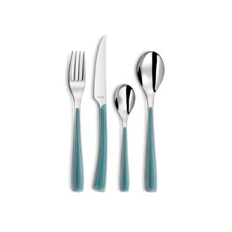 Amefa Juego De Cubiertos Turquesa De 24 Piezas - 2224sgaf11c71 - Amefa