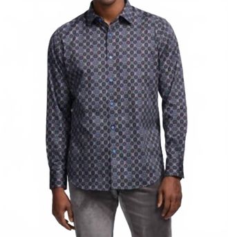 Robert Graham Bramston Long Sleeve Button Down Shirt In Black
